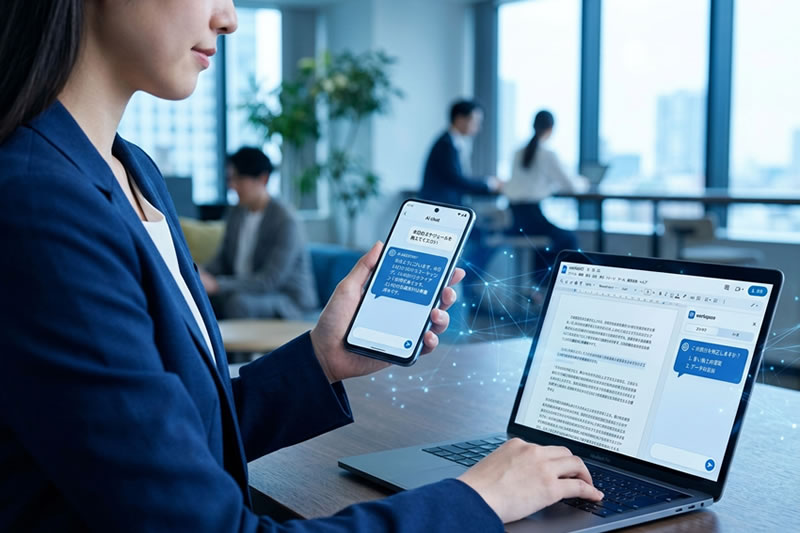 AIを活用した検索のイメージ